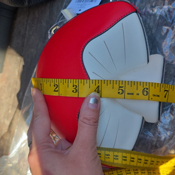 Kate Spade Red and Cream Mushroom Crossbody Bag - Picture 5 of 6